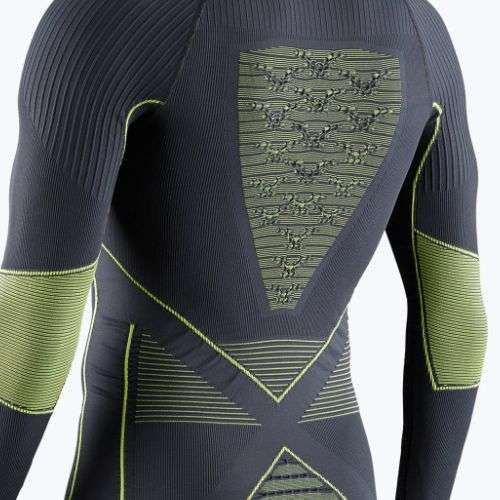 Vyriški termoaktyvūs marškinėliai X-Bionic Energy Accumulator 4.0 charcoal/yellow