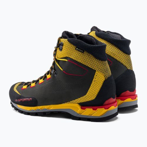 La Sportiva vyriški aukštakulniai batai Trango Tech Leather GTX black/yellow 21S999100