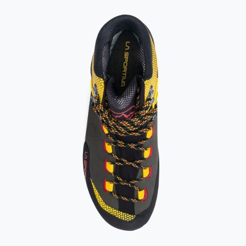 La Sportiva vyriški aukštakulniai batai Trango Tech Leather GTX black/yellow 21S999100
