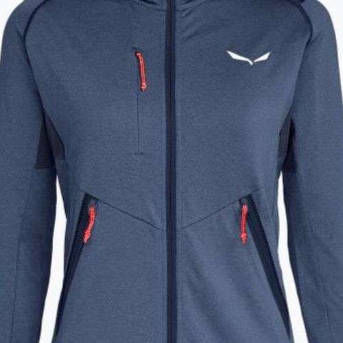 Salewa moteriška vilnonė striukė Agner Hybrid PL/DST FZ Hoody tamsiai mėlyna 00-0000027372