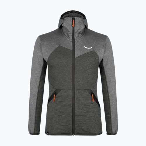 Salewa vyriškas vilnonis džemperis Puez Melange PL FZ Hoody pilkas 00-0000027386