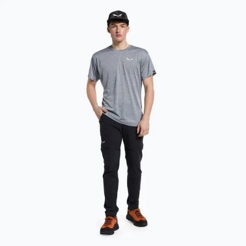 Salewa vyriški trekingo marškinėliai Puez Melange Dry Grey 00-0000026537