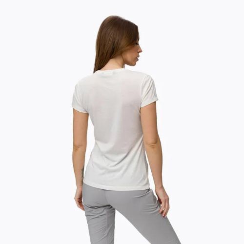 Moteriški trekingo marškinėliai Salewa Solid Dry white 00-0000027019