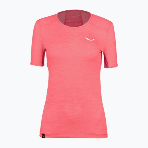 Salewa Puez Graphic 2 Dry moteriški trekingo marškinėliai rožinės spalvos 00-0000027400