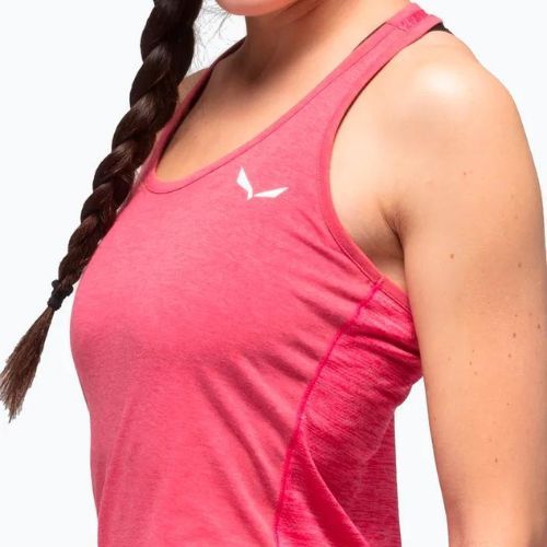 Salewa moteriški trekingo marškinėliai Agner Hybrid Dry Tank pink 00-0000027705