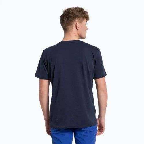 Vyriški trekingo marškinėliai Salewa Alpine Hemp Logo navy blue 00-0000028132
