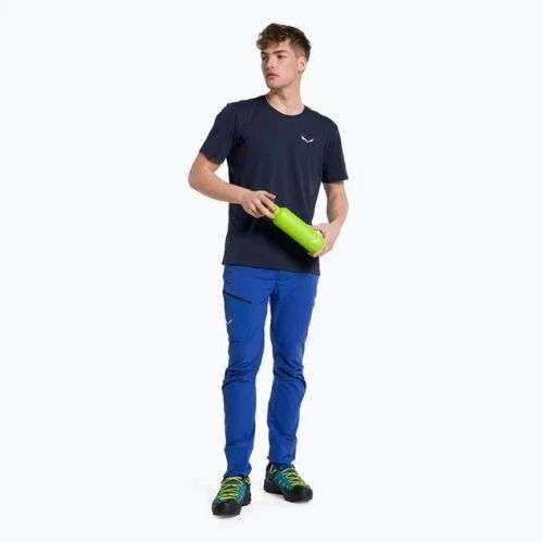 Vyriški trekingo marškinėliai Salewa Alpine Hemp Logo navy blue 00-0000028132