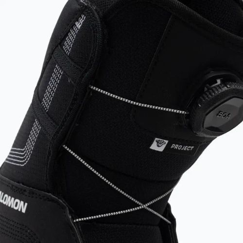Vaikiški snieglenčių batai Salomon Project Boa black L41681700