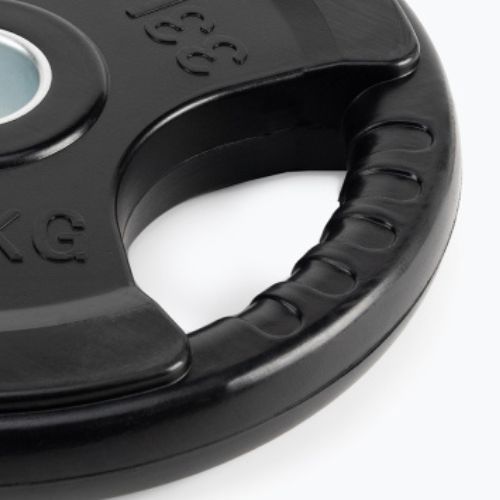 XTREXO juodos spalvos gumuoto ketaus svoris RW15 15 kg