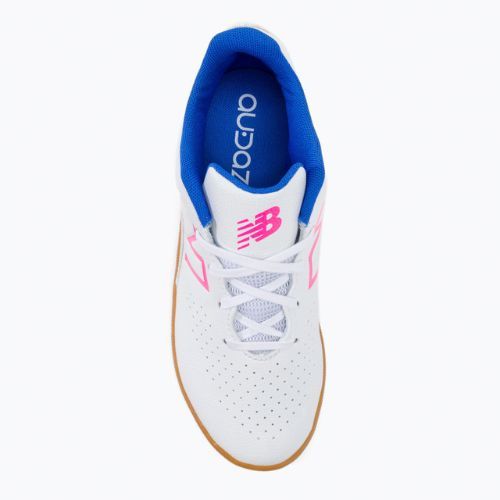 Vaikiški futbolo bateliai New Balance Audazo V6 Control IN Jr balti SJA3IWB6.M.045