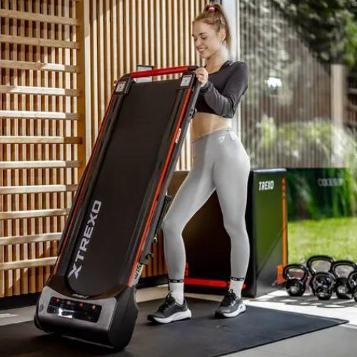 Elektrinis bėgimo takelis XTREXO Walking Pad W150 juodas