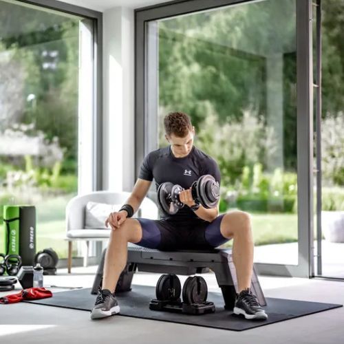 Reguliuojamas hantelis XTREXO TXO-B4W002 24 kg juodas