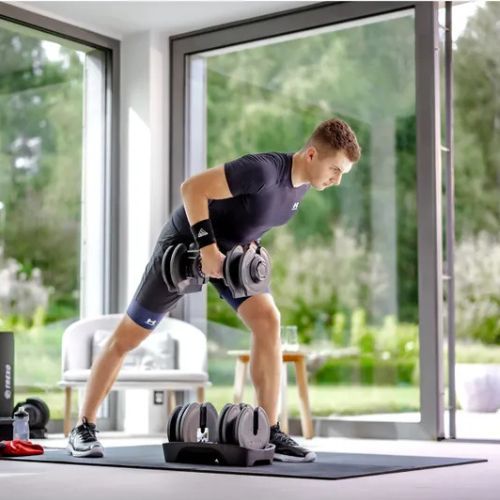 Reguliuojamas hantelis XTREXO TXO-B4W001 40 kg juodas