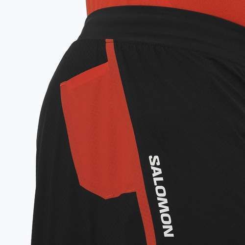 Vyriški bėgimo šortai Salomon S/Lab Speed Spl 3" deep black / fiery red