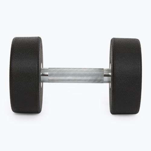 Gumuotas ketaus hantelis XTREXO Pro 16 kg black