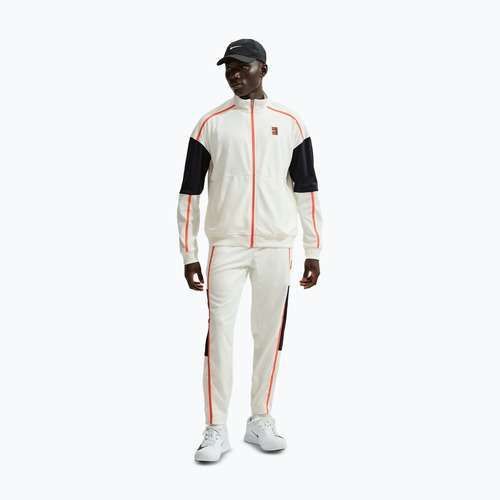 Vyriškas teniso džemperis Nike Court Heritage sail/turf orange