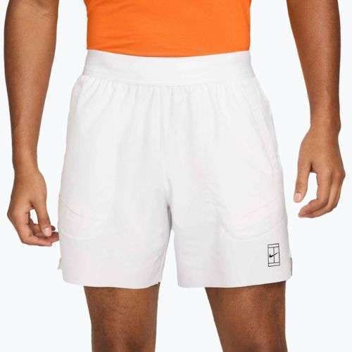 Vyriški teniso šortai Nike Court Dri-Fit Advantage 6" white/black