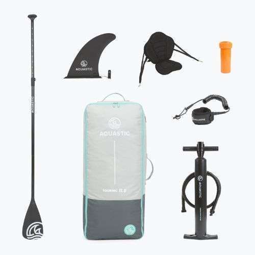 Rinkinys lenta SUP pripučiama AQUASTIC Touring 11'6" mėlyna