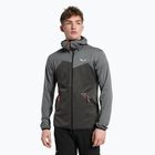 Salewa vyriškas vilnonis džemperis Puez Melange PL FZ Hoody pilkas 00-0000027386