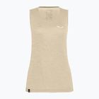 Moteriški trekingo marškinėliai Salewa Puez Graphic Dry Tank beige 00-0000027482