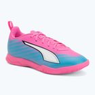 Vaikiški futbolo batai PUMA Ultra 6 Play It Jr poison pink/puma wht/sun stream/bright aqua/puma blk