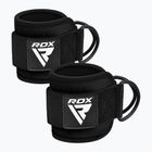 Kulkšnies kablio dirželiai RDX Gym Ankle Pro A4 black WAN-A4B-P