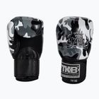 Top King Muay Thai Empower pilkos bokso pirštinės TKBGEM-03A-GY