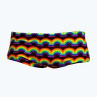 Vyriškos plaukimo glaudės Funky Trunks Sidewinder Trunks rainbowie