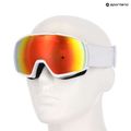 Slidinėjimo akiniai UVEX Victorious S FM white matt/mirror orange 10