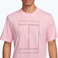 Vyriški marškinėliai Nike Court Heritage pink foam 3