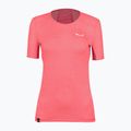 Salewa Puez Graphic 2 Dry moteriški trekingo marškinėliai rožinės spalvos 00-0000027400