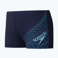 Vaikiškos plaukimo trumpikės Speedo Medley Logo Aquashort peacoat/sugar blue 3