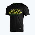 Vyriški marškinėliai Octagon Legion Brainrot Braziliano Crocodano black/multicolor