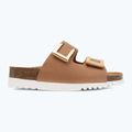 Moteriškos šlepetės Scholl Montery 2 Straps Ad Med cognac 2