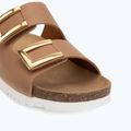 Moteriškos šlepetės Scholl Montery 2 Straps Ad Med cognac 7
