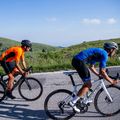 Vyriški dviračių marškinėliai Alé Maglia MC Color Block italia blue 10