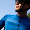 Vyriški dviračių marškinėliai Alé Maglia MC Color Block italia blue 11