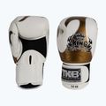 Top King Muay Thai Empower baltos bokso pirštinės TKBGEM-01A-WH