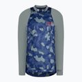 Vyriški dviratininkų marškinėliai ION Scrub green-blue 47222-5009