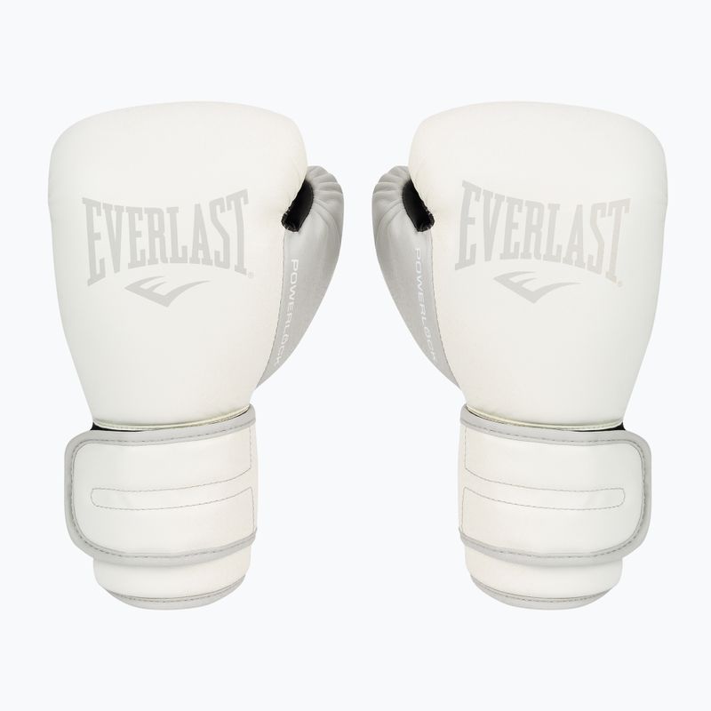 Everlast Powerlock Pu vyriškos bokso pirštinės baltos EV2200