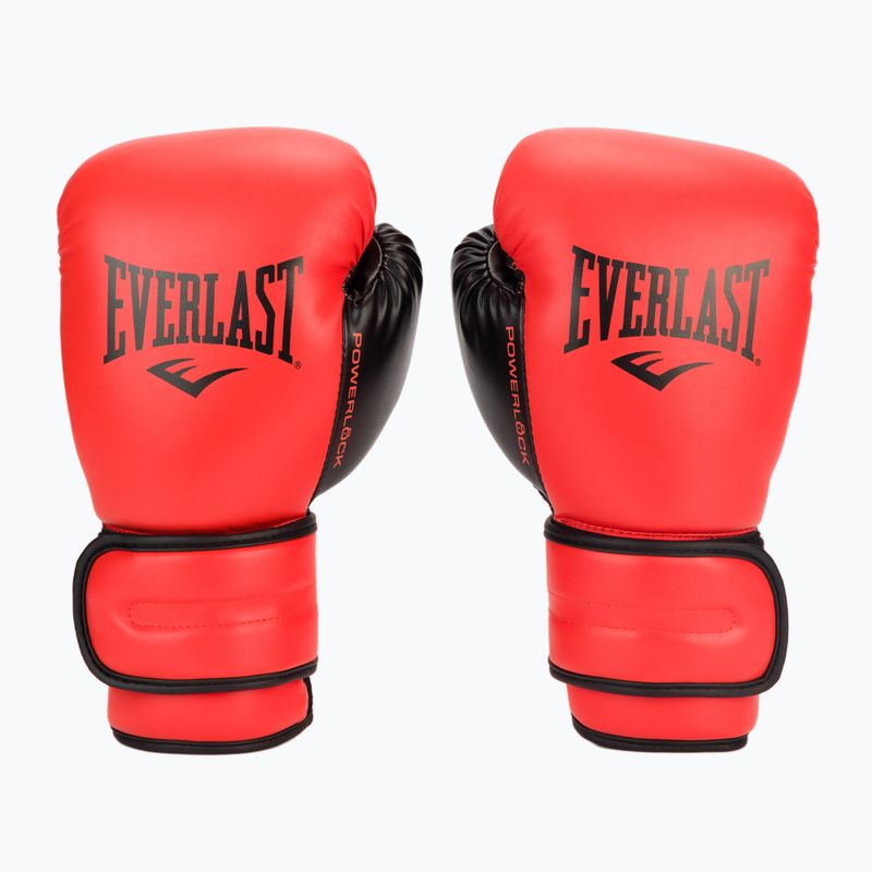 Everlast Powerlock Pu vyriškos bokso pirštinės raudonos EV2200 2