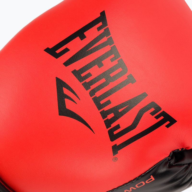 Everlast Powerlock Pu vyriškos bokso pirštinės raudonos EV2200 5