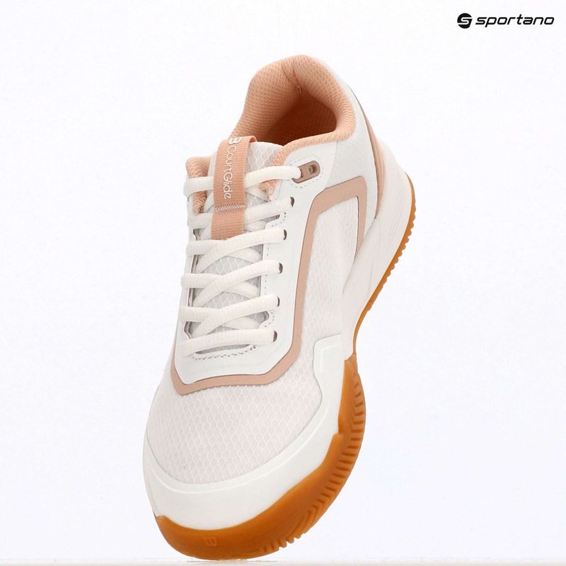 Moteriški teniso batai Wilson Courtglide white/cameo rose/gum 11