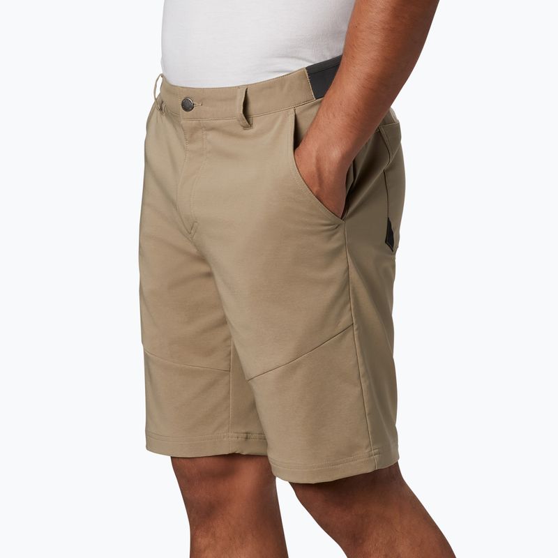 Columbia Tech Trail 221 vyriški trekingo šortai beige 1883371 5