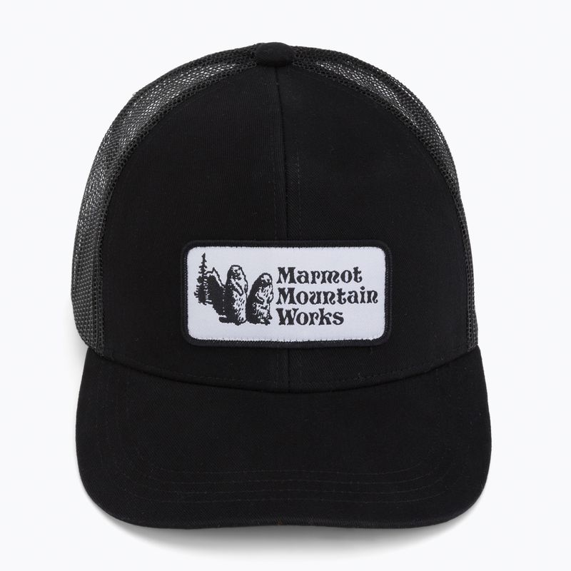 Marmot Retro Trucker beisbolo kepurė juoda M143131101 4