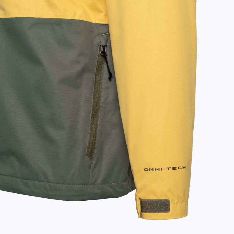 Columbia vyriška striukė nuo lietaus Hikebound yellow-green 1988621 9