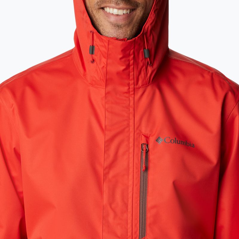 Columbia vyriška striukė nuo lietaus Hikebound raudona 1988621839 9