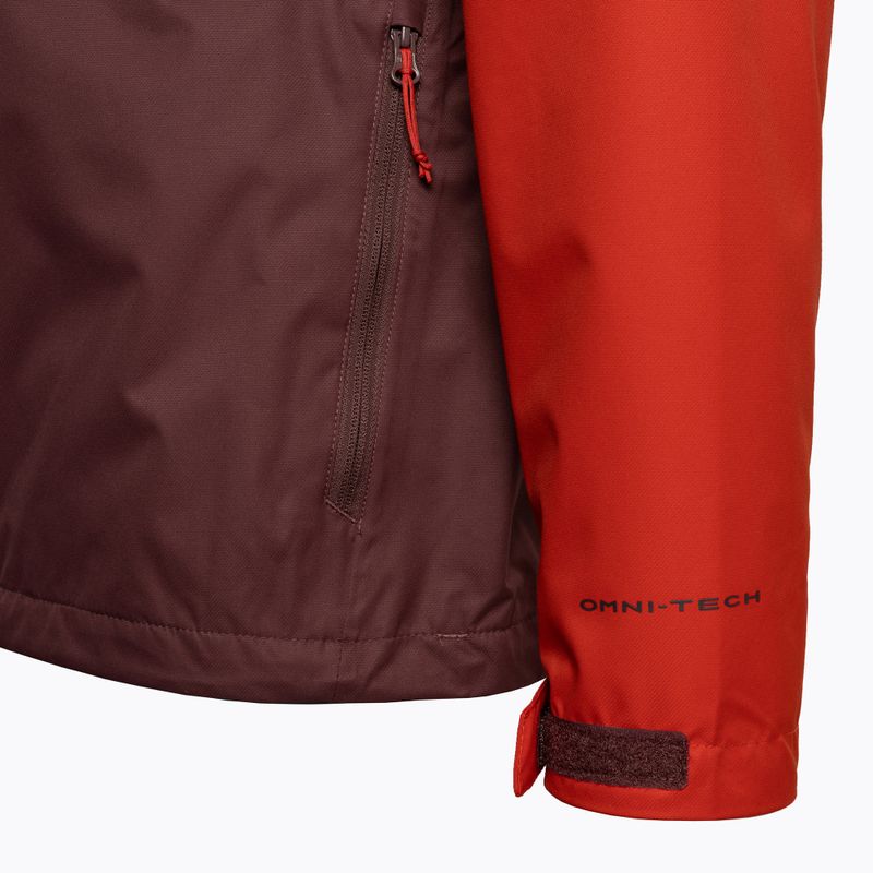 Columbia vyriška striukė nuo lietaus Hikebound raudona 1988621839 4