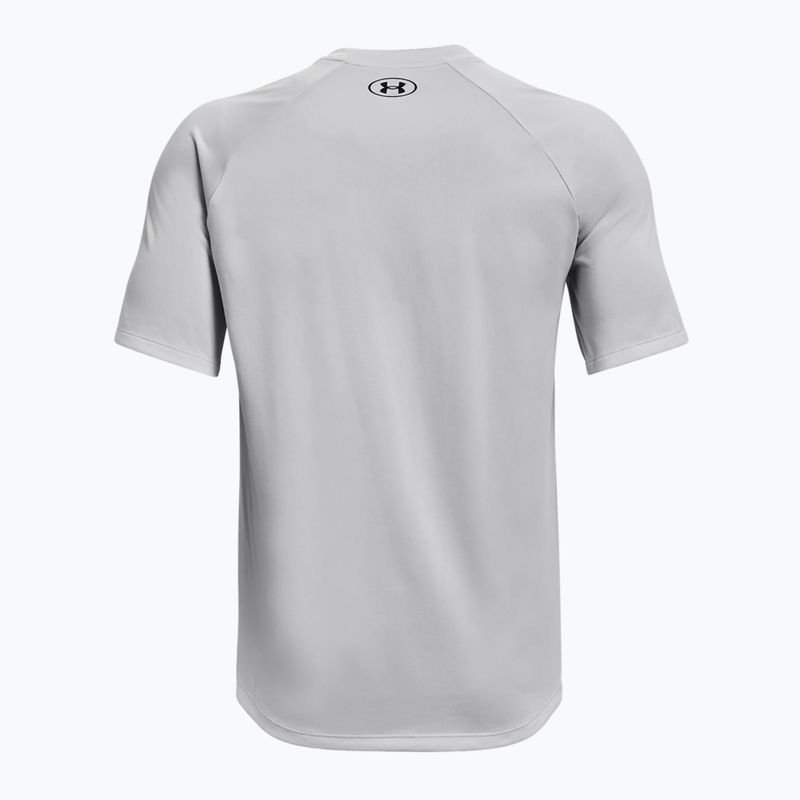 Under Armour Tech Fade vyriški treniruočių marškinėliai juodai pilki 1377053 6