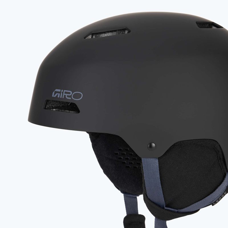Slidinėjimo šalmas Giro Ledge FS matte black dark indigo 8
